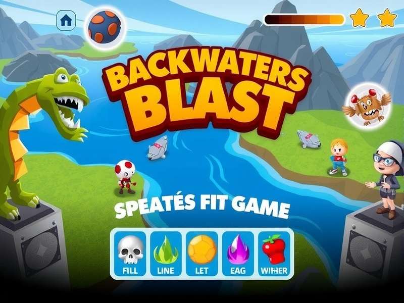 Backwaters Blast in Action Backwaters Blast Game Screenshot